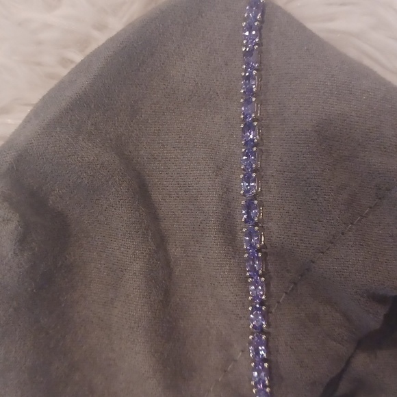 Colleen Lopez Tanzanite Tennis Bracelet NEW - Picture 2 of 11